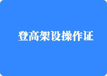 爱看操B片操B片登高架设操作证